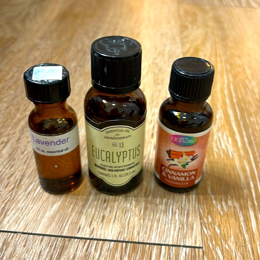 NWT essential oils and fragrance bottles